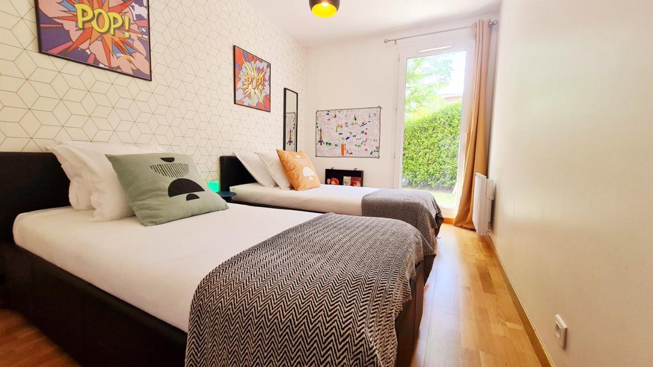 Happy Stay 5 Minutes To Disney - Free Wifi - Parking & Garden Montevrain Luaran gambar